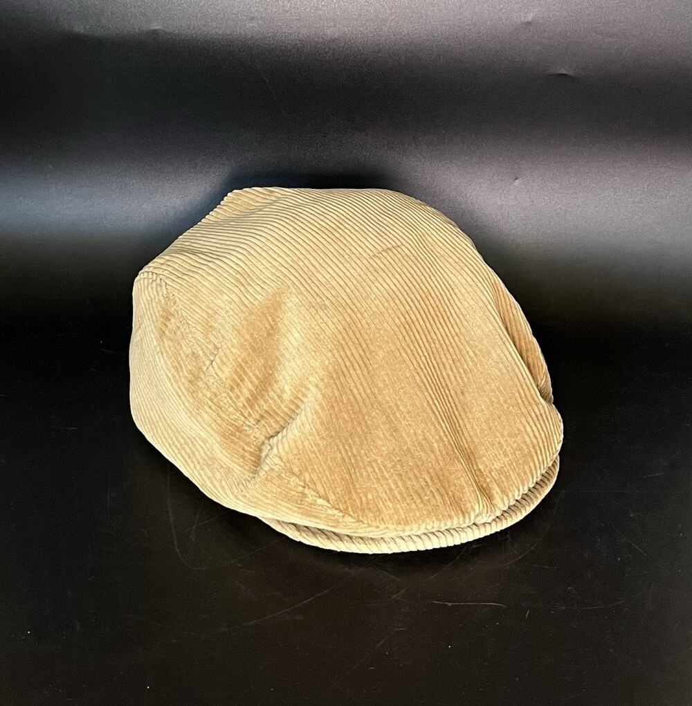 Corduroy Thinsulate Ear Flap Hat Cap Trapper Vintage Brown Insulated
